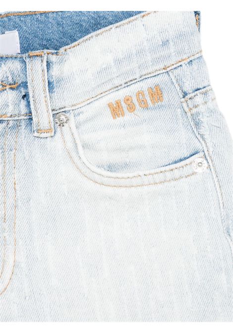 Shorts con logo ricamato MSGM KIDS | S6MSJUBE045126